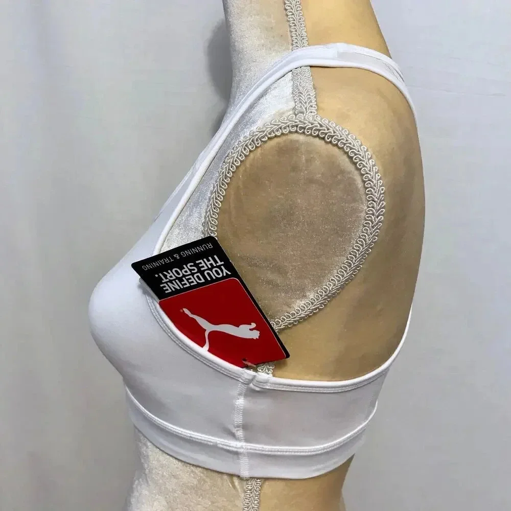 Puma NWT White Sports Bra Women S